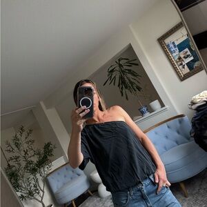 Elegant Black Off-Shoulder Women's Top